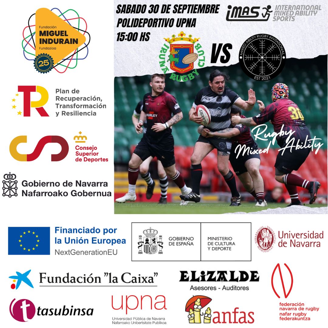 Ma&ntilde;ana arranca la I Copa Ciudad de Pamplona 2023 Rugby Mixed Ability